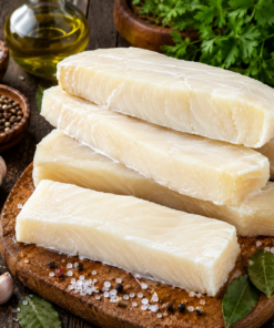 🇺🇸 Cod Fish Fillet Chunks Boneless 2.5 Pounds - 🇧🇷 Filé de Bacalhau em Pedaços e Sem Espinha 2.5 Libras