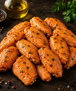 🇺🇸 Seasoned Chicken Wings 1 Pound - 🇧🇷 Asas de Frango Temperadas 1 Libra