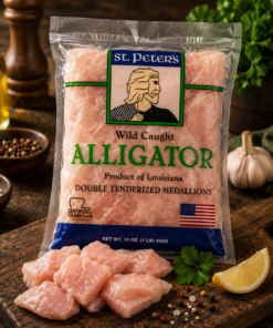 🇺🇸 Alligator Meat 454g - 🇧🇷 Carne de Jacaré 454g