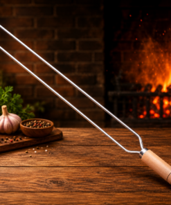 🇺🇸 Stolf Double Skewer 75 cm - 🇧🇷 Espeto Duplo Stolf 75 cm